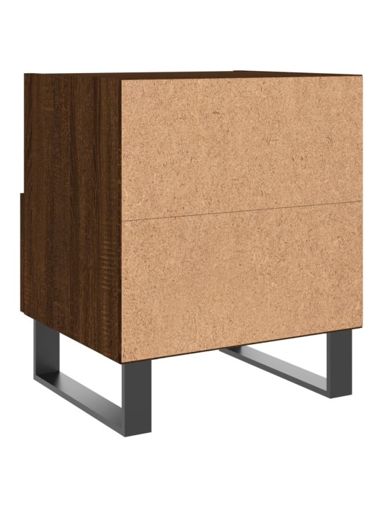 Noční stolky 2 ks hnědý dub 40 x 35 x 47,5 cm kompozitní dřevo