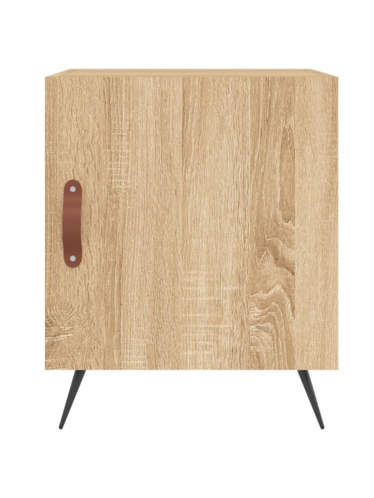 Noční stolky 2 ks dub sonoma 40 x 40 x 50 cm kompozitní dřevo