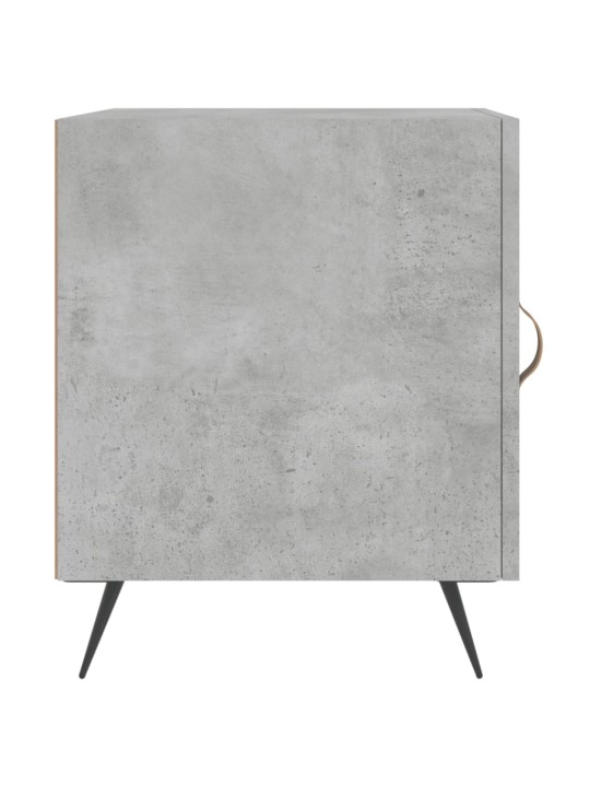 Noční stolky 2 ks betonově šedé 40x40x50 cm kompozitní dřevo