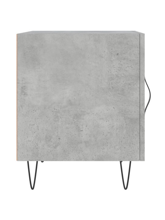 Noční stolky 2 ks betonově šedé 40x40x50 cm kompozitní dřevo
