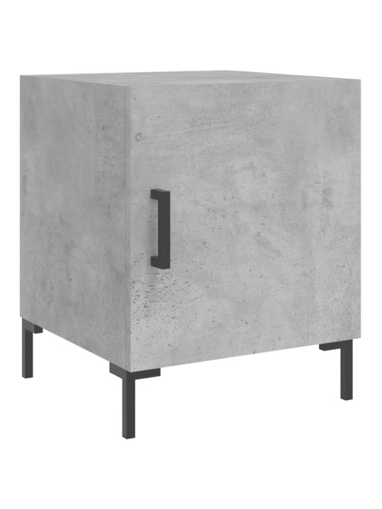 Noční stolky 2 ks betonově šedé 40x40x50 cm kompozitní dřevo