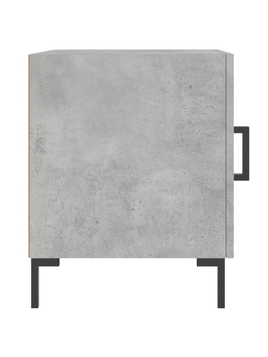Noční stolky 2 ks betonově šedé 40x40x50 cm kompozitní dřevo