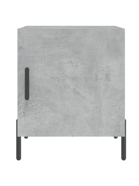 Noční stolky 2 ks betonově šedé 40x40x50 cm kompozitní dřevo