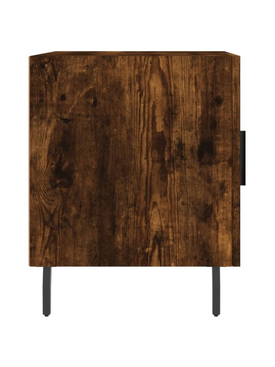 Noční stolky 2 ks kouřový dub 40 x 40 x 50 cm kompozitní dřevo