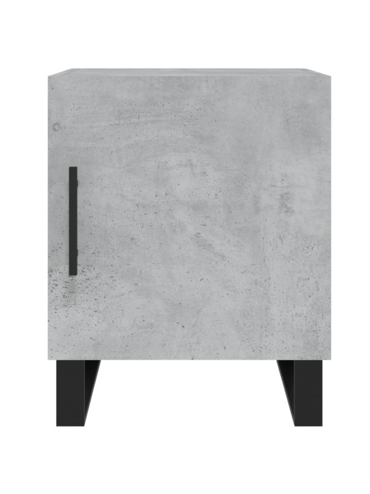 Noční stolky 2 ks betonově šedé 40x40x50 cm kompozitní dřevo