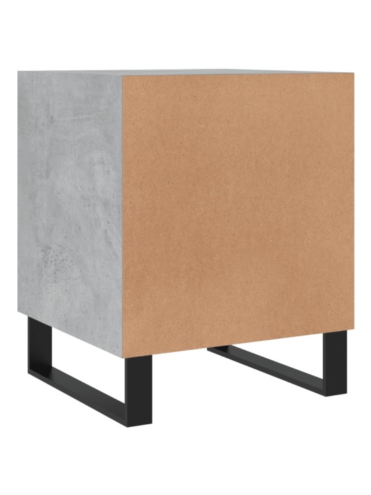 Noční stolky 2 ks betonově šedé 40x40x50 cm kompozitní dřevo