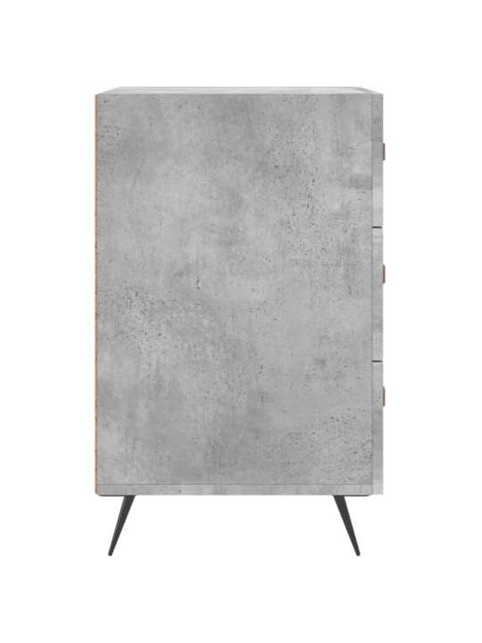 Noční stolek betonově šedý 40 x 40 x 66 cm kompozitní dřevo