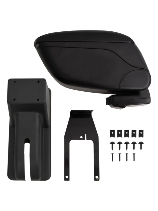 Loketní opěrka do auta černá 12 x 29 x (32–46) cm ABS