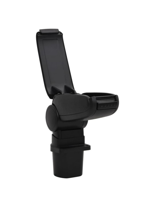 Loketní opěrka do auta černá 12 x 31 x (29,5–47) cm ABS