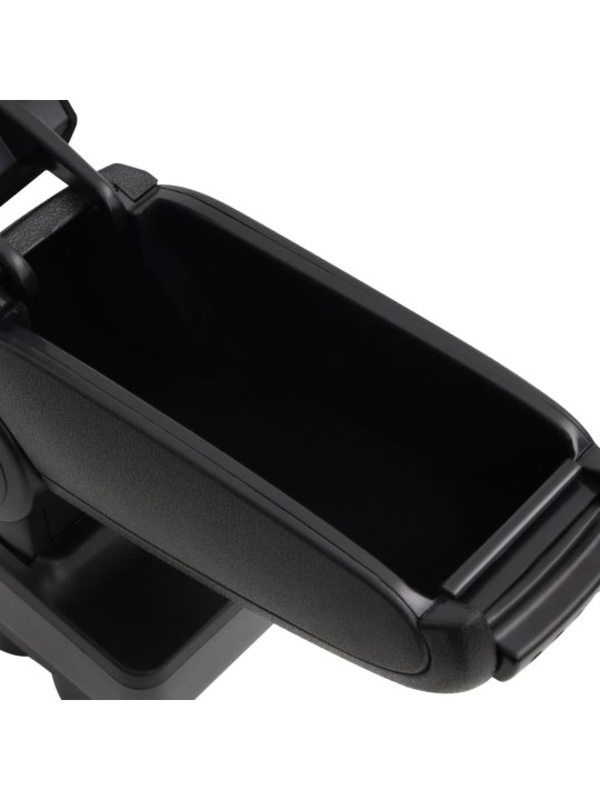 Loketní opěrka do auta černá 12 x 36 x (33,5–48) cm ABS