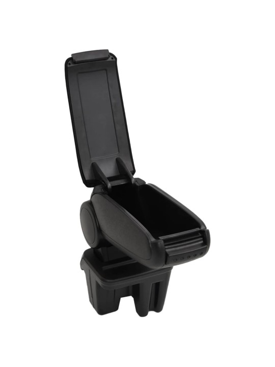 Loketní opěrka do auta černá 15 x 31 x (28–44) cm ABS