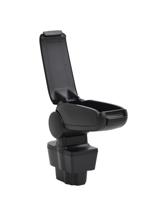 Loketní opěrka do auta černá 12 x 37 x (31–48) cm ABS