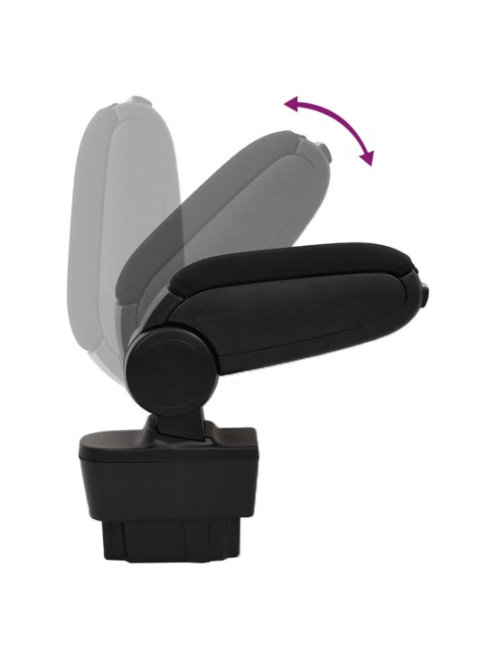 Loketní opěrka do auta černá 12 x 37 x (31–48) cm ABS