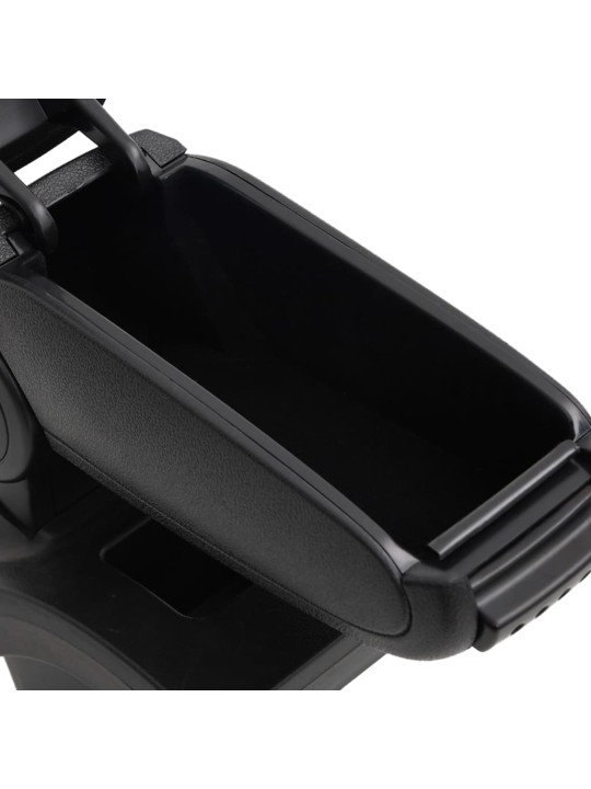 Loketní opěrka do auta černá 16 x 30 x (40–50) cm ABS