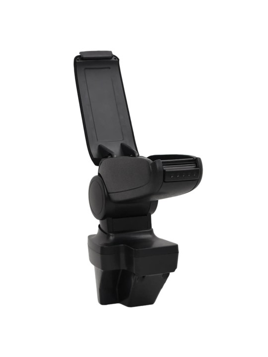 Loketní opěrka do auta černá 15 x 35 x (33–49,5) cm ABS