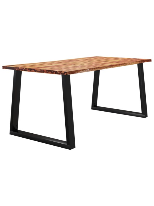 Jídelní stůl s živou hranou 180x90x75 cm masivní akáciové dřevo