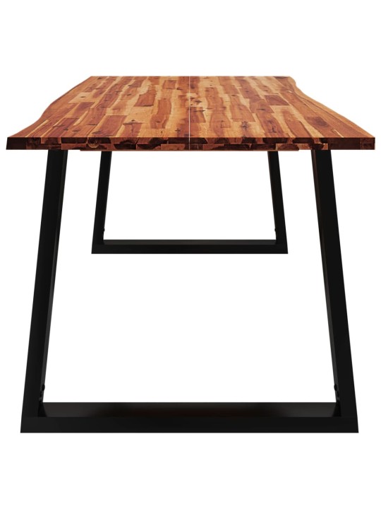 Jídelní stůl s živou hranou 180x90x75 cm masivní akáciové dřevo