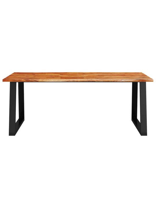 Jídelní stůl s živou hranou 200x90x75 cm masivní akáciové dřevo