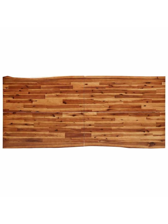 Jídelní stůl s živou hranou 200x90x75 cm masivní akáciové dřevo