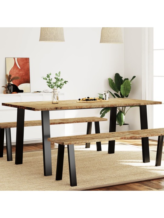 Jídelní stůl 150 x 90 x 75 cm masivní akáciové dřevo