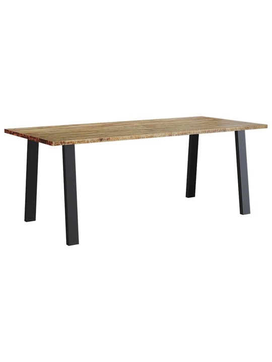 Jídelní stůl 200 x 90 x 75 cm masivní akáciové dřevo