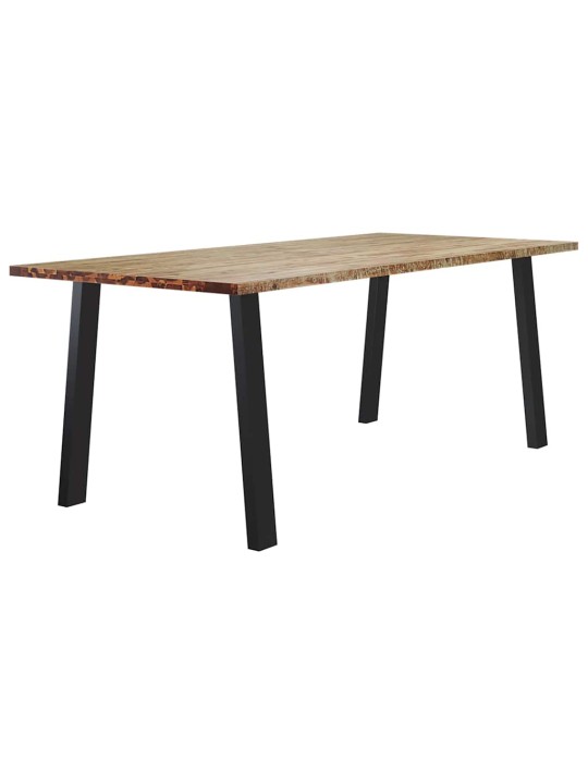 Jídelní stůl 200 x 90 x 75 cm masivní akáciové dřevo