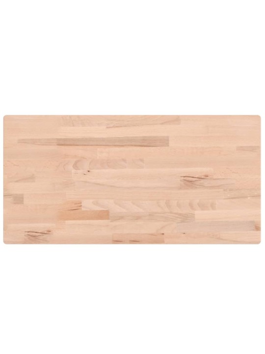 Stolní deska 100 x 50 x 1,5 cm obdélníková masivní bukové dřevo