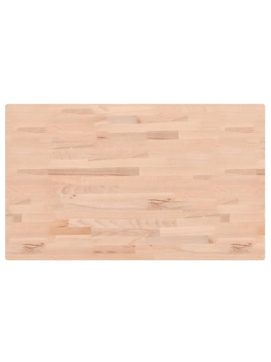 Stolní deska 100 x 60 x 1,5 cm obdélníková masivní bukové dřevo