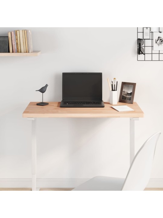 Stolní deska 80 x 40 x 2,5 cm obdélníková masivní bukové dřevo