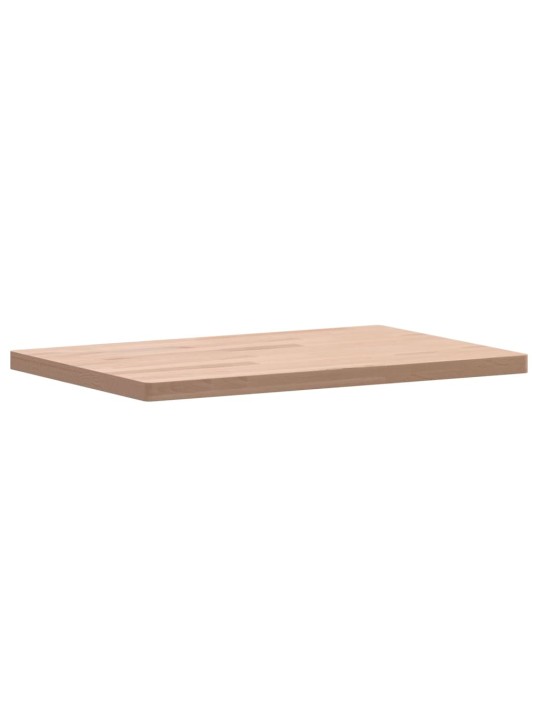 Stolní deska 60 x 40 x 2,5 cm obdélníková masivní bukové dřevo