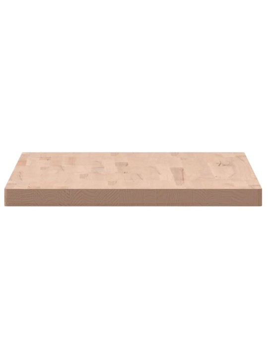 Stolní deska 100 x 60 x 4 cm obdélníková masivní bukové dřevo