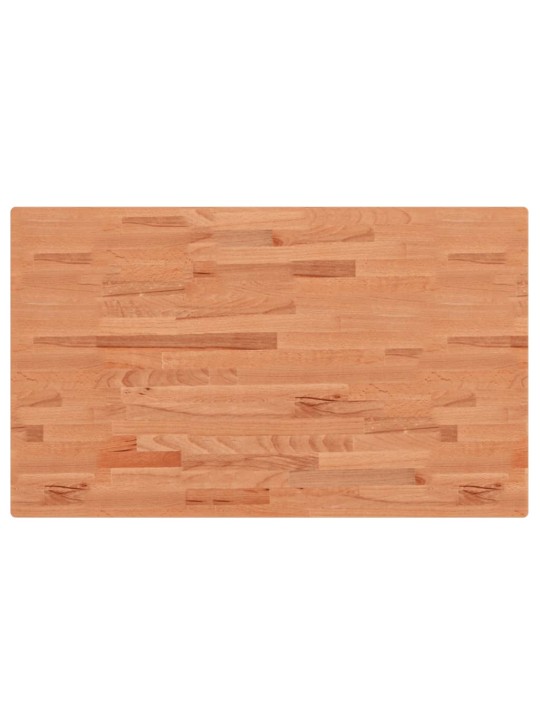 Stolní deska 100 x 60 x 1,5 cm obdélníková masivní bukové dřevo