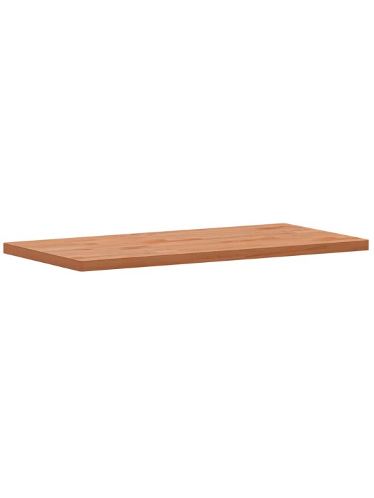 Stolní deska 80 x 40 x 2,5 cm obdélníková masivní bukové dřevo