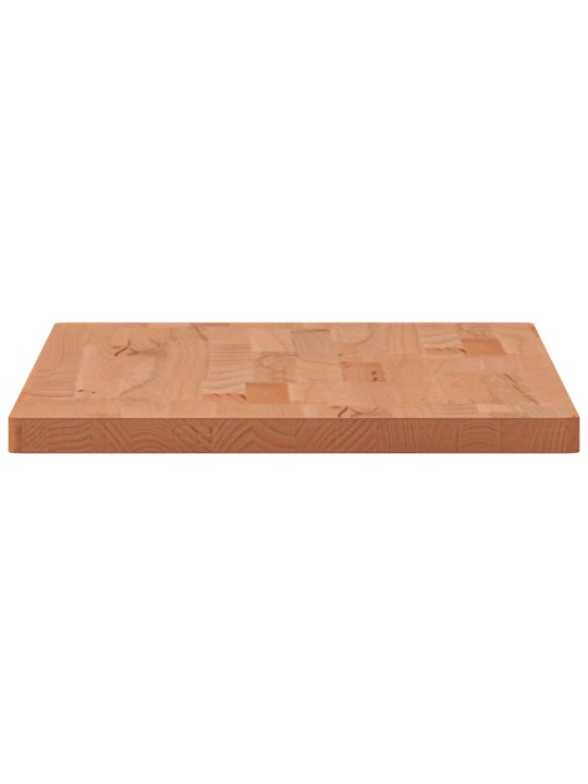 Stolní deska 80 x 40 x 2,5 cm obdélníková masivní bukové dřevo