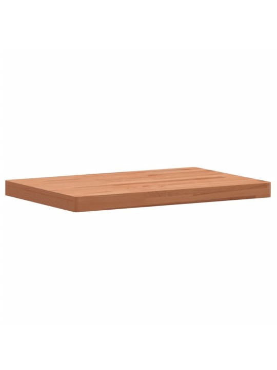 Stolní deska 80 x 40 x 4 cm obdélníková masivní bukové dřevo