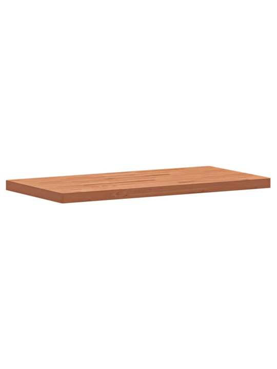 Stolní deska 100 x 50 x 4 cm obdélníková masivní bukové dřevo