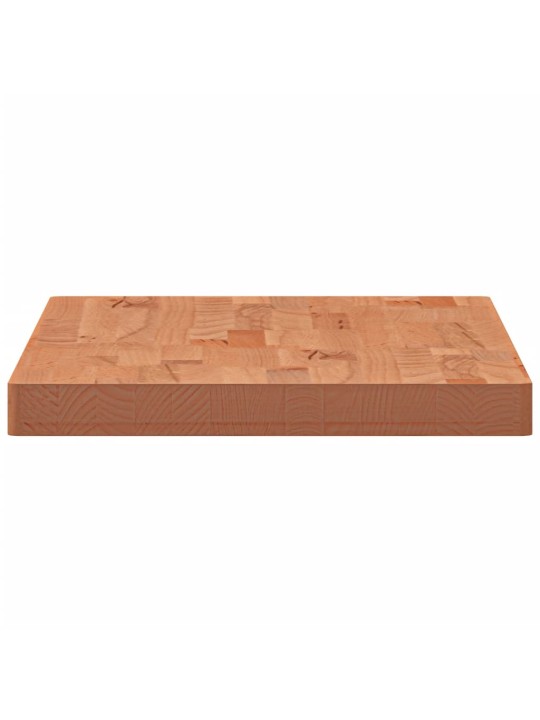 Stolní deska 100 x 50 x 4 cm obdélníková masivní bukové dřevo