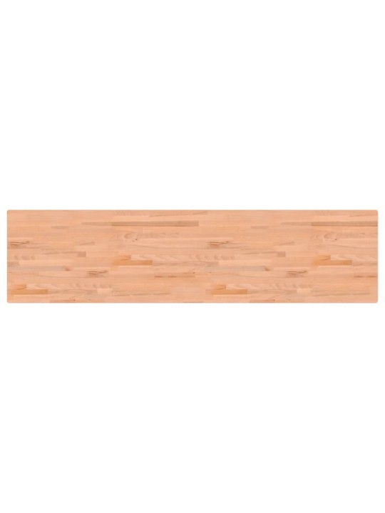 Pracovní stůl 220 x 55 x 81,5 cm masivní bukové dřevo a kov