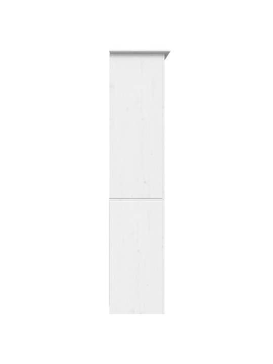 Knihovna BODO bílá 82 x 40 x 173 cm masivní borové dřevo