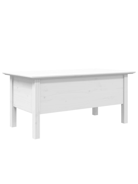 Konferenční stolek BODO bílý 100 x 55 x 46 cm masivní borovice