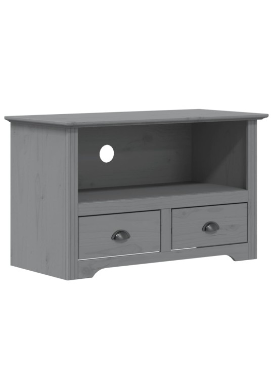 TV stolek se 2 zásuvkami BODO šedý 91,5x44,5x56 cm borovice