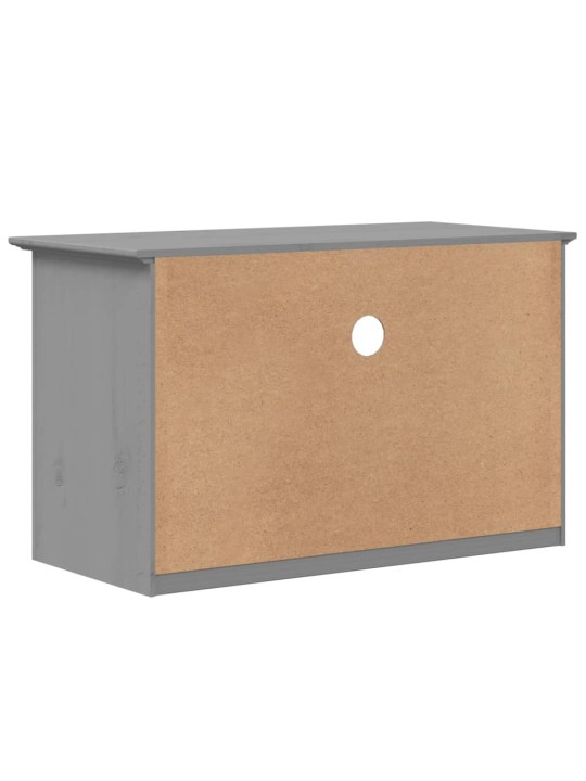 TV stolek se 2 zásuvkami BODO šedý 91,5x44,5x56 cm borovice