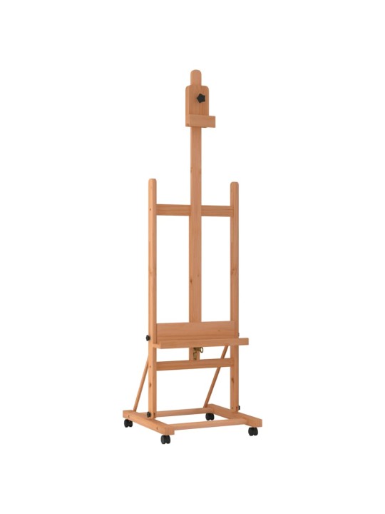 Malířský stojan 55 x 53,5 x 178 cm masivní bukové dřevo
