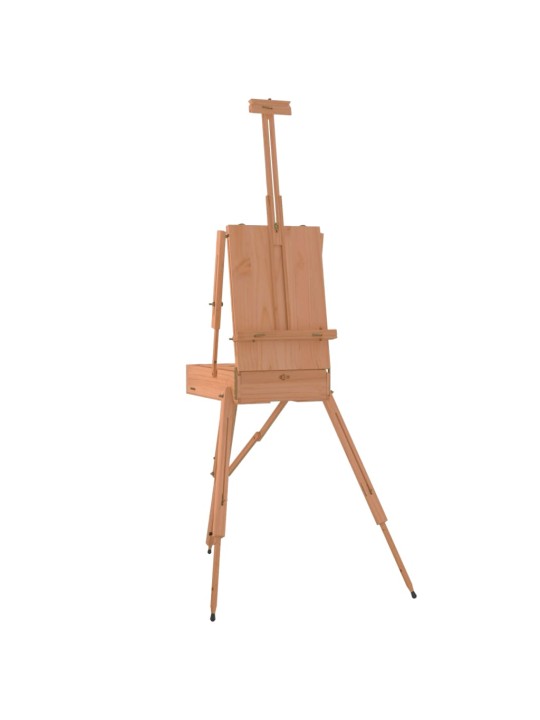 Malířský stojan 81 x 121 x 173 cm masivní bukové dřevo