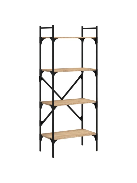 Knihovna se 4 policemi dub sonoma 56 x 31,5 x 138,5 cm kompozit