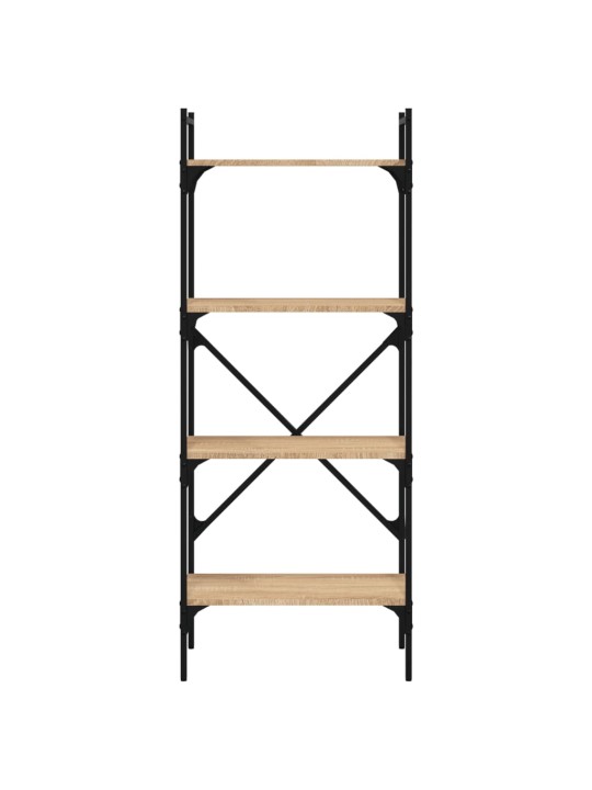 Knihovna se 4 policemi dub sonoma 56 x 31,5 x 138,5 cm kompozit