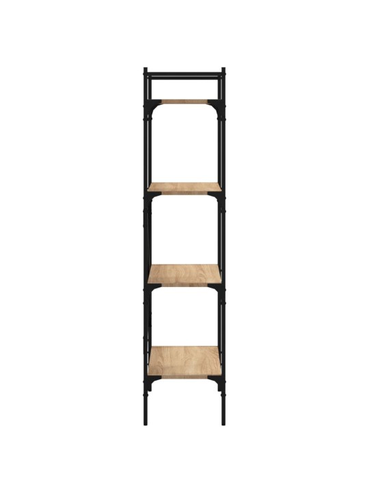 Knihovna se 4 policemi dub sonoma 56 x 31,5 x 138,5 cm kompozit