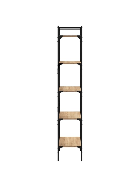 Knihovna s 5 policemi dub sonoma 56 x 31,5 x 174 cm kompozit