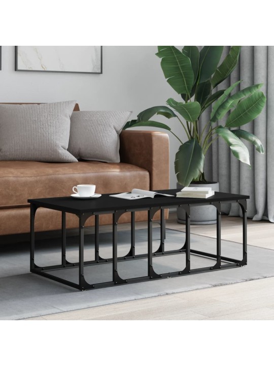 Konferenční stolek černý 100 x 50 x 35,5 cm kompozitní dřevo