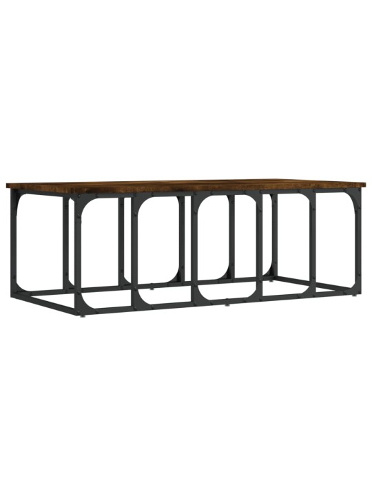 Konferenční stolek kouřový dub 100x50x35,5 cm kompozitní dřevo